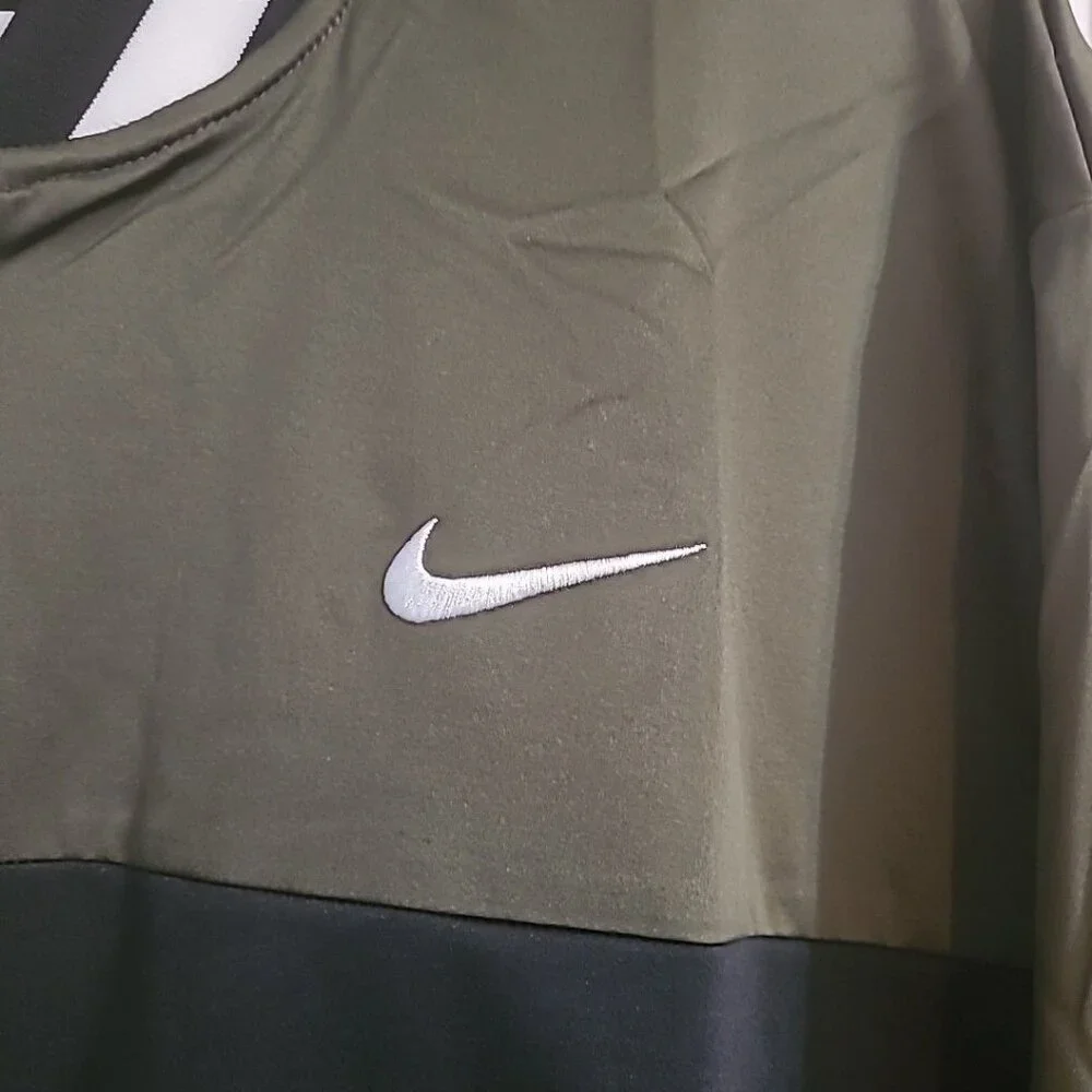 Nike Dri-FIT Men's Size X-Large NGC Bomber Full Zip Black Golf Jacket FQ1168-010